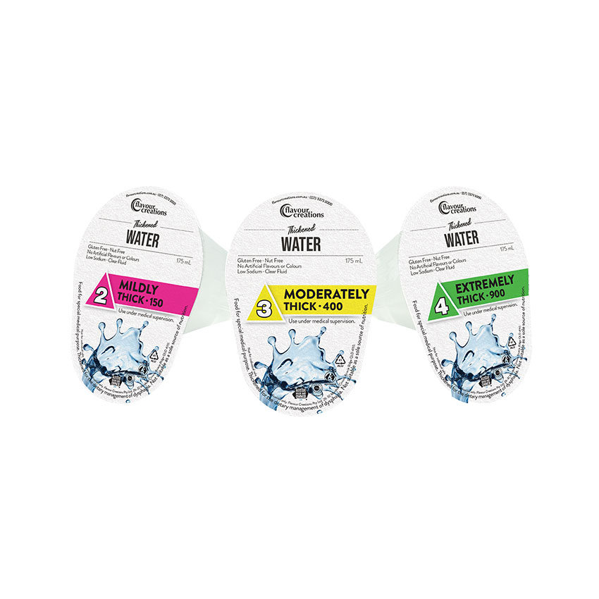 Thickened Water and Flavoured Water