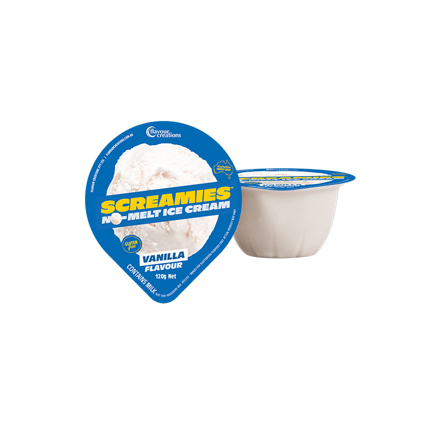 Screamies No Melt Ice Cream (3.0Kcal) – Level 900 / 4 / Texture C