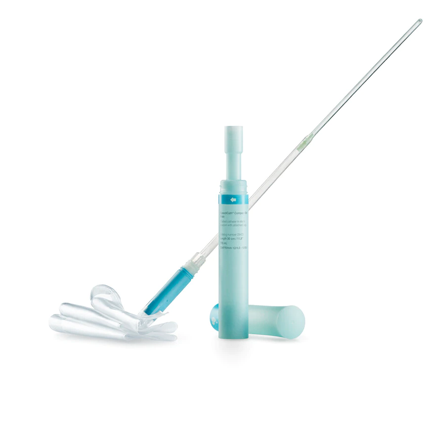 Coloplast Compact Set Intermittent Catheter with Inbuilt Bag - Hydrophilic Pre-lubricated (20pk) - Image 4